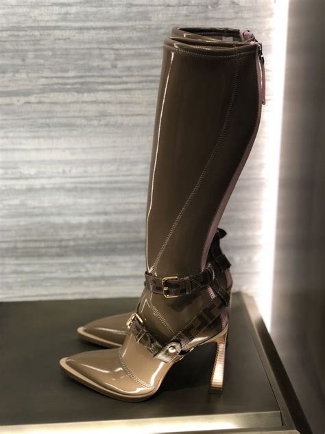 fendi patent leather harness boots|Fendi Phoenix Saks.